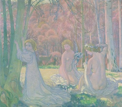 Figures in a Spring Landscape, 1897 by Maurice Denis